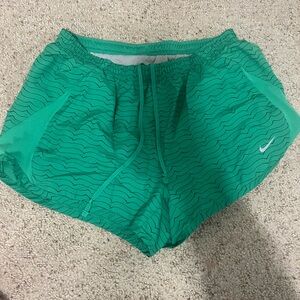 Nike Green Running Shorts